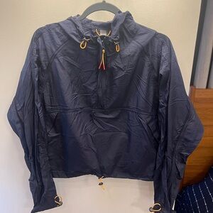 Navy Windbreaker Matching Set with Yellow Accents outdoor voices jacket & skort